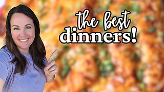 EASY & DELICIOUS DINNERS you can prep ahead | MAKE AHEAD FAVORITES!