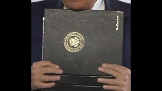 10/7/2023 Was President Trump Showing The Presidential Seal?