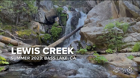 Lewis Creek Waterfall, Bass Lake, California