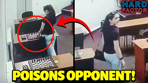 Russian Chess Player Caught On Camera Trying To Poison Her Rival!