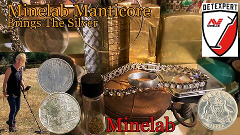 Minelab Manticore Brings The Silver Metal Detecting