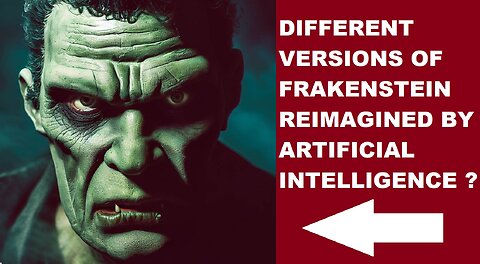 Asking AI to Create 12 Different Versions Of Frakenstein