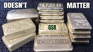 Why The Silver Gold Ratio Doesn't Matter To Silver Stackers