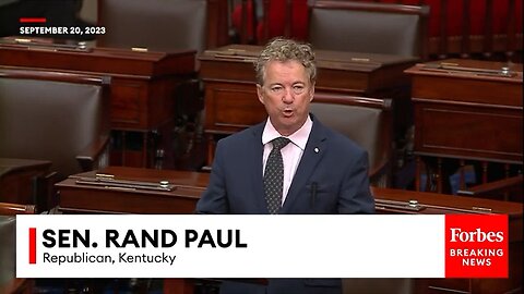 Everyone should hear this Rand Paul speech.