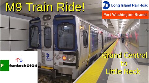 First ride on a Kawasaki M9 Train: Ride from Grand Central to Little Neck