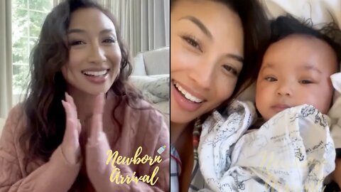 Jeezy's Wife Jeannie Mai Thanks Followers After Revealing Their Child Monaco For The 1st Time! 👶🏽