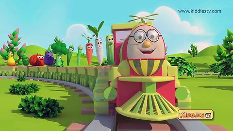 Humpty the Train Vegetables song | nursery rhyme | kids | kindergarten | preschool | kiddies