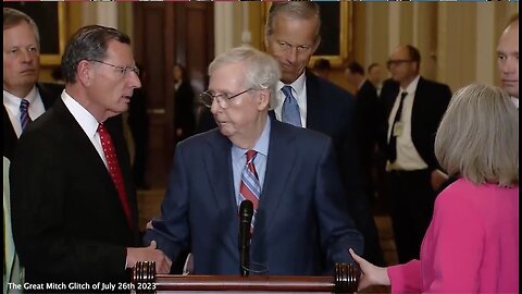 THE GREAT MITCH GLITCH | BREAKING!!! What Just Happened to Mitch McConnell? Mitch McConnell FREEZES MID SPEECH At Senate Press conference, Is Escorted from Podium (July 26th 2023)