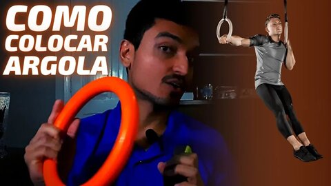 Como COLOCAR ARGOLAS de ginástica CORRETAMENTE 👍 Argola de treino [Argola de suspensão]