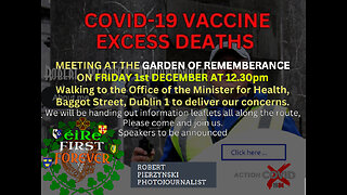 Covid-19 Vaccinate Excess Deaths - information leaflets drop