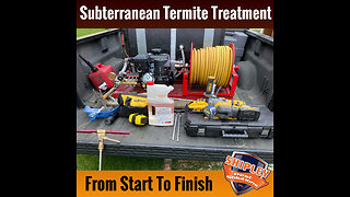 Termite Treatment - Start To Finish