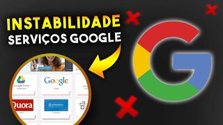 Serviços do Google apresentam instabilidade nesta segunda feira