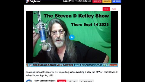 @StevenDKelley, Ukraine & NATOS´s Drug, Human Trafficking Cartel / Communication Breakdown - EU Imploding, While Working a Way Out of War - The Steven D Kelley Show - Sept 14, 2023