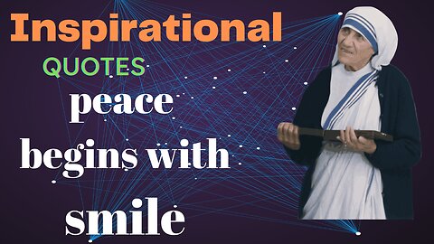 Inspirational quotes of Mother teresa/quotes on love and peace