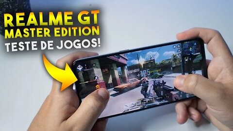 Realme GT Master Edition - Teste de JOGOS! COD Mobile, Asphalt 9 e Free Fire será que roda liso?