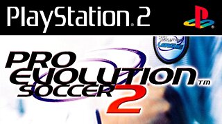 PES 2 (PS2) - Gameplay da evolução do PES de PlayStation 2! Pro Evolution Soccer 2 de PS2! (PT-BR)