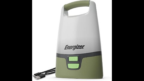 Energizer Vision LED Camping Lantern, Bright Rechargeable Lantern, Water Resistant Emergency Li...