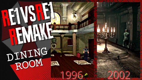 RE1 vs RE1 Remake: Dining Room