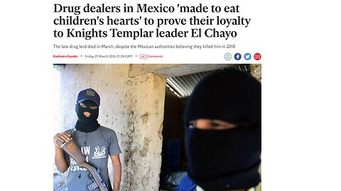 KNIGHTS TEMPLAR IN MEXICO BRING BACK FLAT EARTHS AZTEC CANNIBALISM FROM 2500 YEARS AGO - King Street News