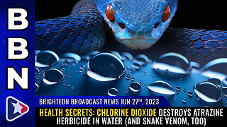 BBN, June 27, 2023 - HEALTH SECRETS: Chlorine Dioxide destroys atrazine herbicide...