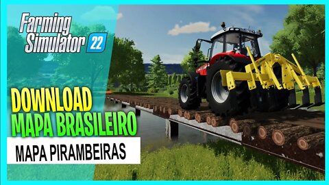 ▶️MAPA BRASILEIRO FARMING SIMULATOR MAPA PIRAMBEIRAS FS22 MODS