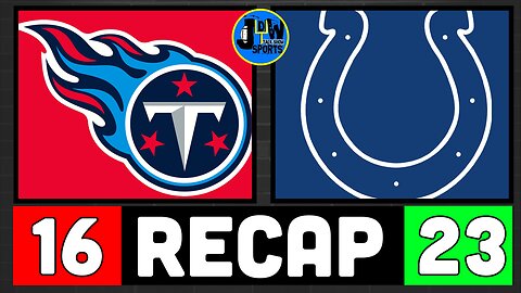 Colts SNAP 5 game losing streak to Titans | Indianapolis Colts vs Tennessee Titans game recap