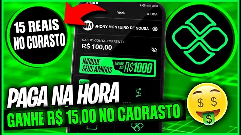 💲[INACREDITÁVEL ] APP PAGANDO R$ 15,00 REAIS NO CADASTRO E PAGA ATÉ R$ 1000,00 POR MÊS