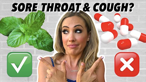 8 Home Remedies for FAST Relief of SORE THROAT & COUGH - NO MEDS!