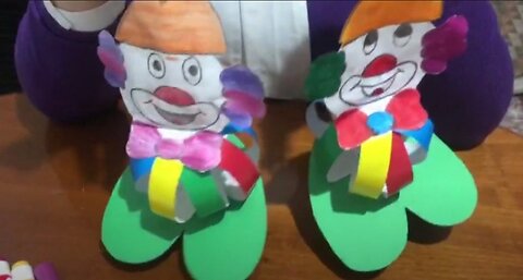 Si të bëjmë një klloun kërcyes | How to make paper clown