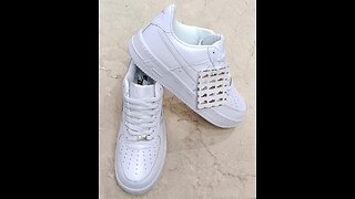 NIKE AIR FORCE 1 TRIPLE WHITE - AIR FORCE 1 - ELMSTREET.PK #nikeairforce #af1 #af1white