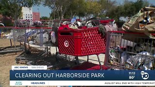 City of Chula Vista clears homeless encampment at Harborside Park