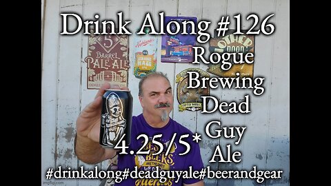 Drink Along w #beerandgear 126: Rogue Brewing Dead Guy Ale 4.25/5*