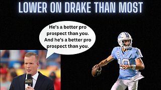 Chris Simms 2024 NFL Draft QB Rankings leaves Drake Maye laughing