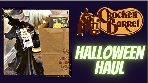 Cracker Barrel Halloween Haul!