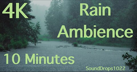 10-Minute Soothing Rain Sounds