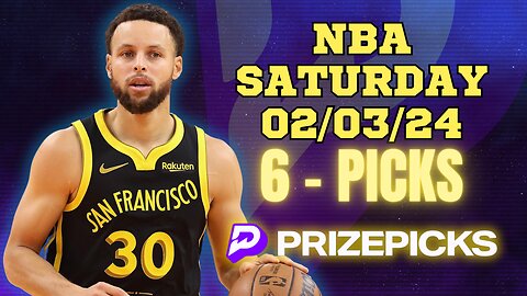 #PRIZEPICKS | BEST PICKS FOR #NBA SATURDAY | 02/03/24 | BEST BETS | #BASKETBALL | TODAY | PROP BETS