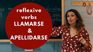 How to conjugate reflexive verbs LLAMARSE & APELLIDARSE using the GRID