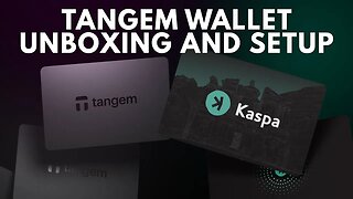 Tangem Hardware Wallet Unboxing | Store Coins Like Kaspa, Flux, Ravencoin