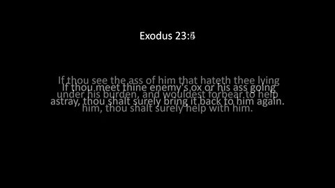 Exodus Chapter 23
