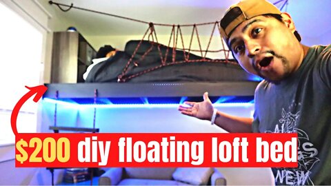 DIY Kids Floating Loft Bed for Under $200 | TimberLOK Lag Screws