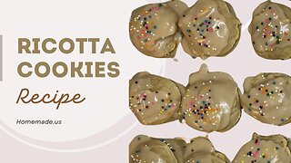 Deliciously Soft Ricotta Cookies - Homemade Italian Delight!