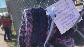 Cancer survivor gifts Kansas City over 300 handmade hats and scarves