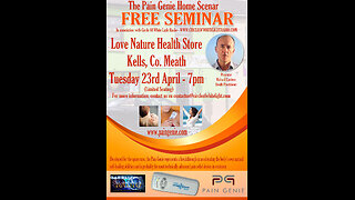 REMINDER - FREE Pain Genie Seminar - Tuesday, 23rd April - 7pm