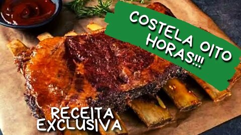 COSTELA OITO HORAS FEITA EM CASA!