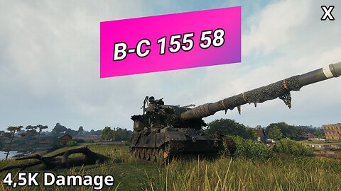 Bat.-Châtillon 155 58 (4,5K Damage) | World of Tanks