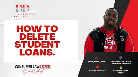 HOW TO DELETE STUDENT LOANS!