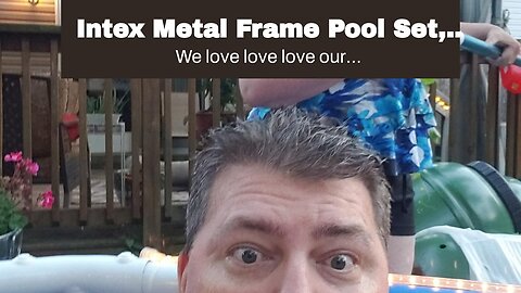 Intex Metal Frame Pool Set, 10-Feet x 30-Inch