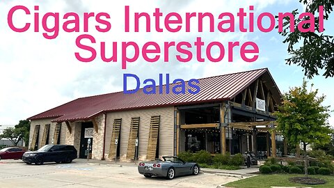 Cigars International Superstore lounge tour | Dallas