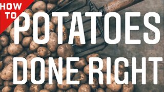 HOW TO PLANT POTATOES IN COLD CLIMATES. SIMPLE, EASY & PRODUCTIVE. | Gardening in Canada 🌱👩🏼‍🌾