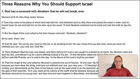 Three Reasons Why You Should Support Israel